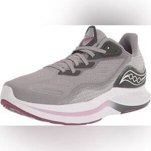 Saucony Women’s Gray & Pink Running Shoes | Size 8